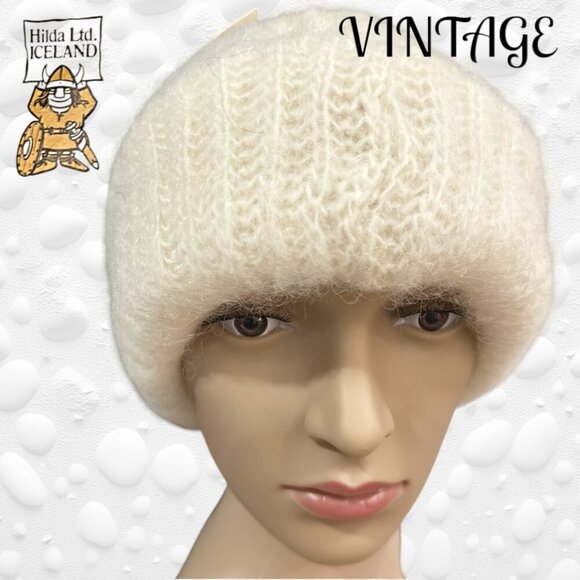 🧢 Hilda Ltd. Iceland Pure Wool Ladies Beanie/Toque Knitted Hat 🧢 - Picture 1 of 7